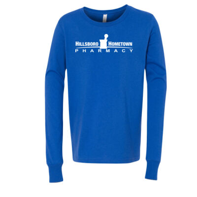 D1 - Bella 3501Y Youth Long Sleeve Jersey Tee Thumbnail