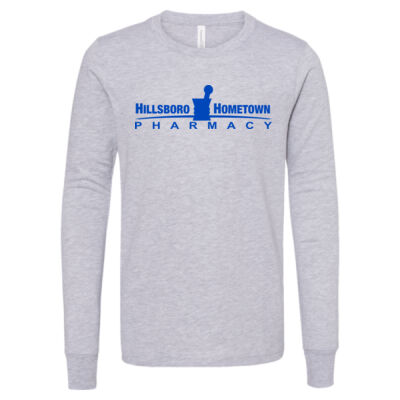 D2 - Bella 3501YCVC Youth Heather CVC Long Sleeve Tee Thumbnail