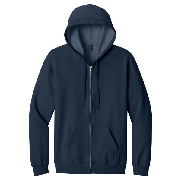 Softstyle ® Midweight Fleece Full Zip Hooded Sweatshirt Thumbnail