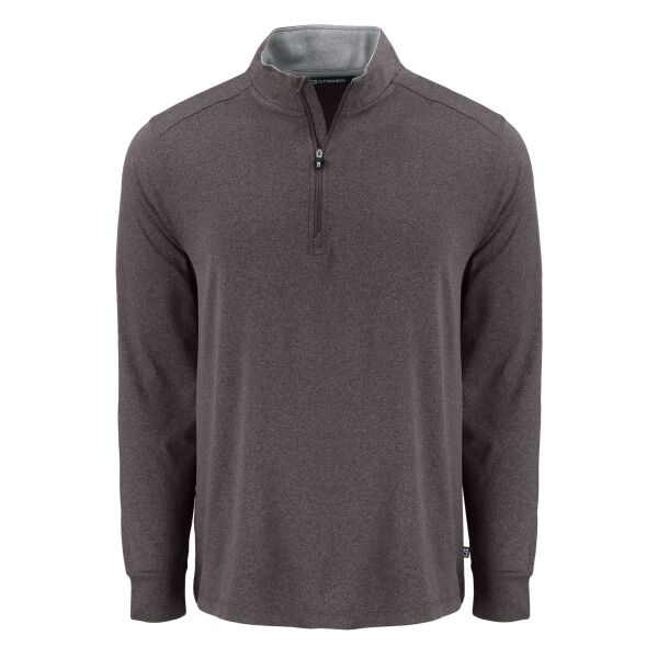 Cutter & Buck Forge Recycled Four-Way Stretch Mens Big & Tall Quarter Zip Pullover Thumbnail