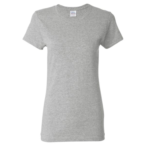Ladies' Heavy Cotton Short Sleeve T-Shirt Thumbnail