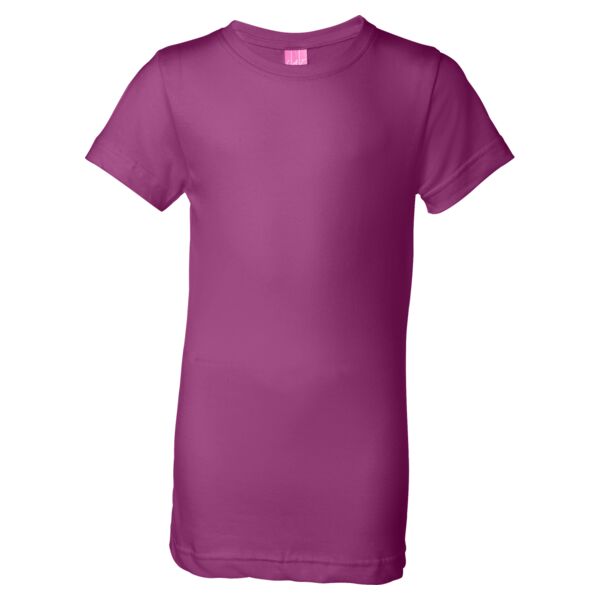 Girls' Fine Jersey Longer Length T-Shirt Thumbnail