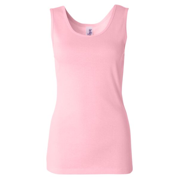 Missy Wide Strap Baby Rib Tank Top Thumbnail