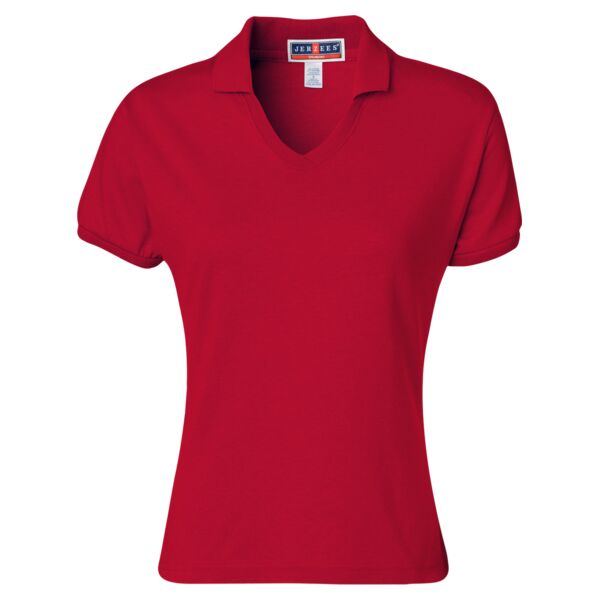 SpotShield™ 50/50 Ladies' Johnny Collar Polo Thumbnail