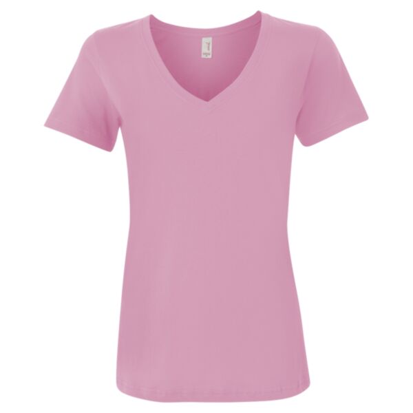 Ladies' Semi-Sheer V-Neck T-Shirt Thumbnail