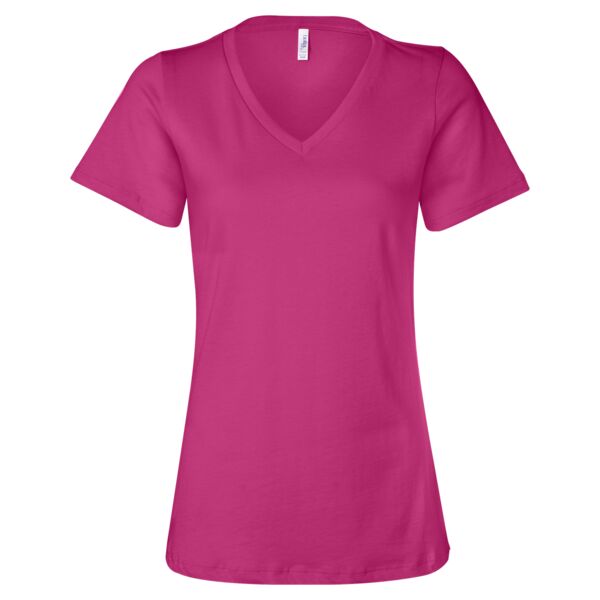 Missy Short Sleeve Jersey V-Neck T-Shirt Thumbnail