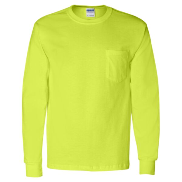Ultra Cotton™ Long Sleeve T-Shirt with a Pocket Thumbnail