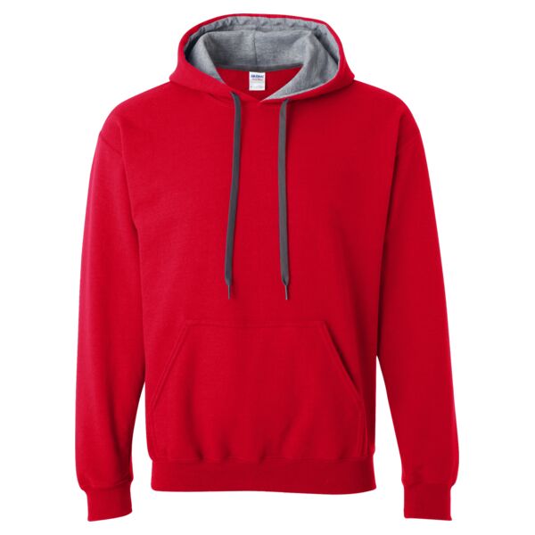 Heavy Blend™ Hooded Sweatshirt with Contrast Color Lining Thumbnail