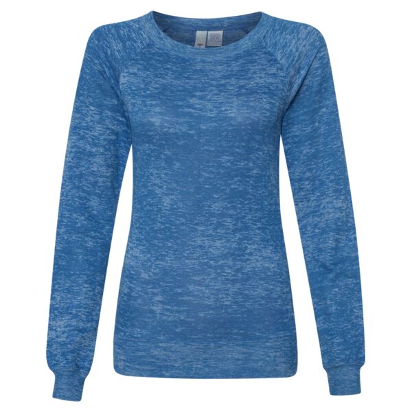 Ladies' Ronnie Burnout Crewneck Sweatshirt Thumbnail