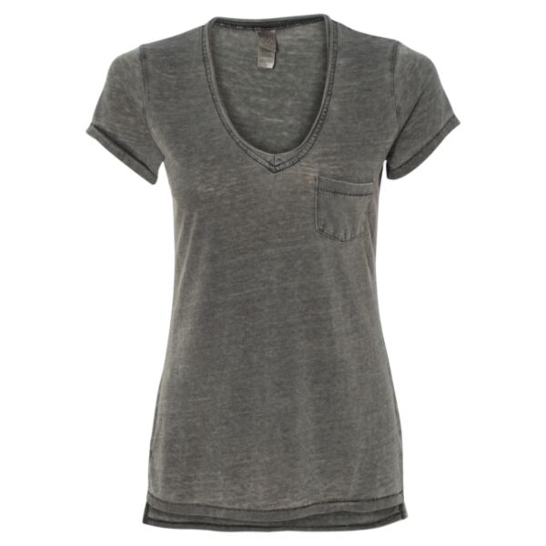 Ladies' Vintage Burnout V-Neck Favorite T-Shirt Thumbnail