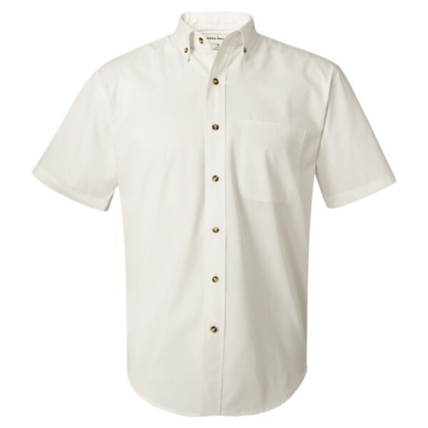 Short Sleeve Stain-Resistant Twill Shirt Thumbnail