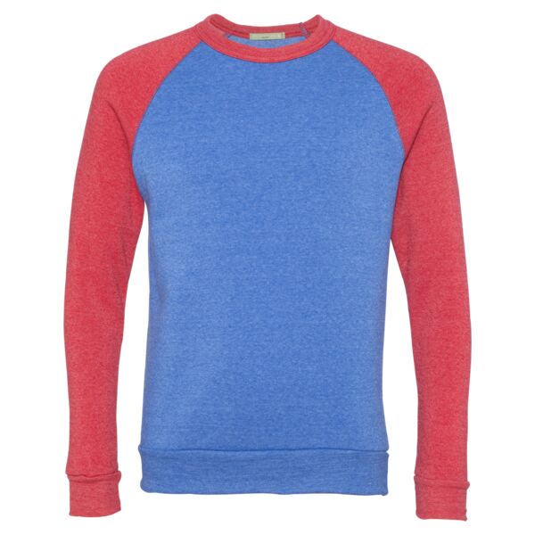 The Champ Unisex Colorblocked Eco-Fleece Crewneck Sweatshirt Thumbnail