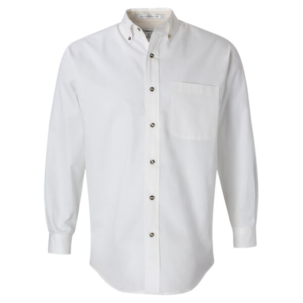 Long Sleeve Stain-Resistant Twill Shirt Thumbnail
