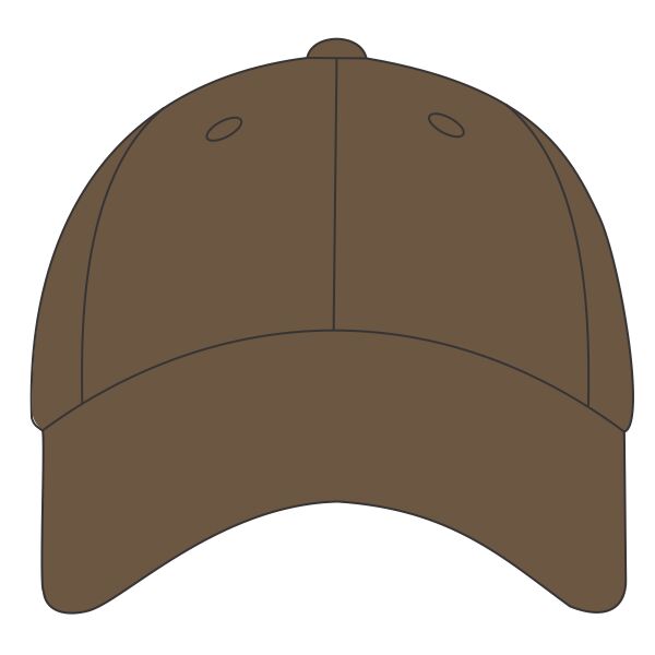Solid Front Camouflage Cap Thumbnail