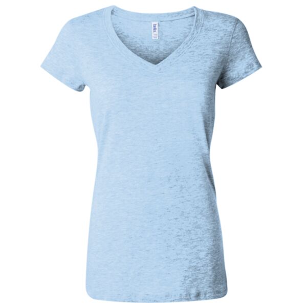 Ladies' Short Sleeve V-Neck Jersey T-Shirt Thumbnail