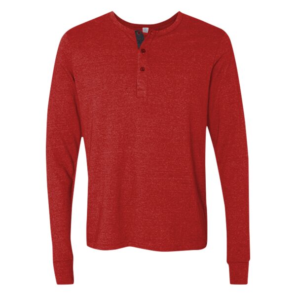 Eco-Mock Twist Long Sleeve Henley Thumbnail