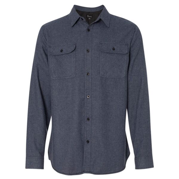 Solid Long Sleeve Flannel Shirt Thumbnail