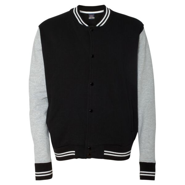 Varsity Sweatshirt Jacket Thumbnail
