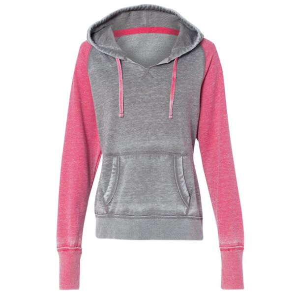 Ladies' Zen Fleece Raglan Sleeve Hooded Sweatshirt Thumbnail