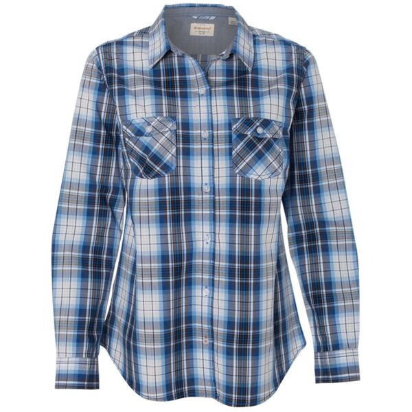 Ladies' Plaid Long Sleeve Shirt Thumbnail