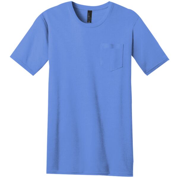 District DT6000P Adult Very Important Tee with Pocket Thumbnail