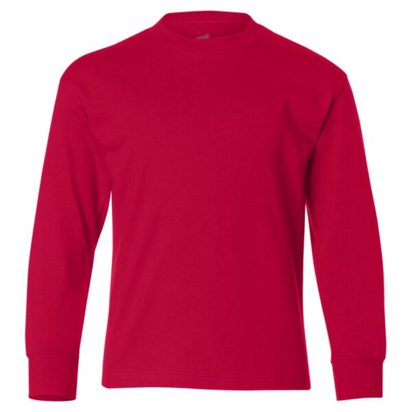 Hanes 5546 Youth Authentic Long Sleeve T-Shirt Thumbnail