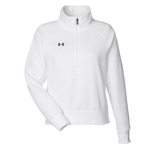 Under Armour 1379492 Women's Rival Fleece Quarter-Zip Pullover Thumbnail