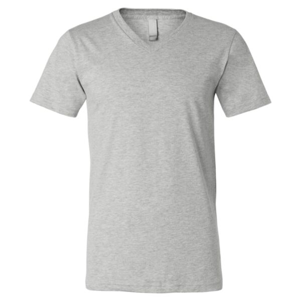 Bella 3005 CVC Adult Unisex Heather CVC V-Neck Tee Thumbnail