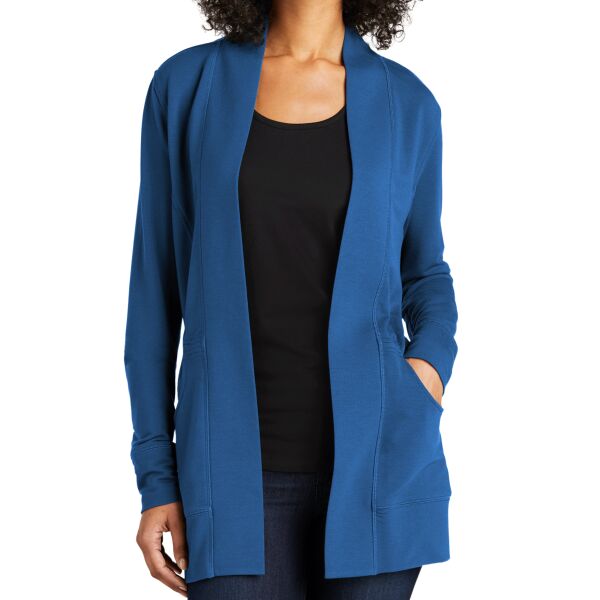 Port Authority LK825 Women's Microterry Cardigan Thumbnail