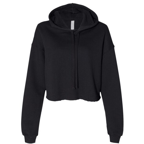Bella 7502 Women's Cropped Fleece Hoodie Thumbnail