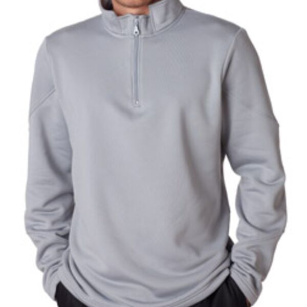  UltraClub® Adult Cool & Dry Sport 1/4-Zip Fleece Thumbnail