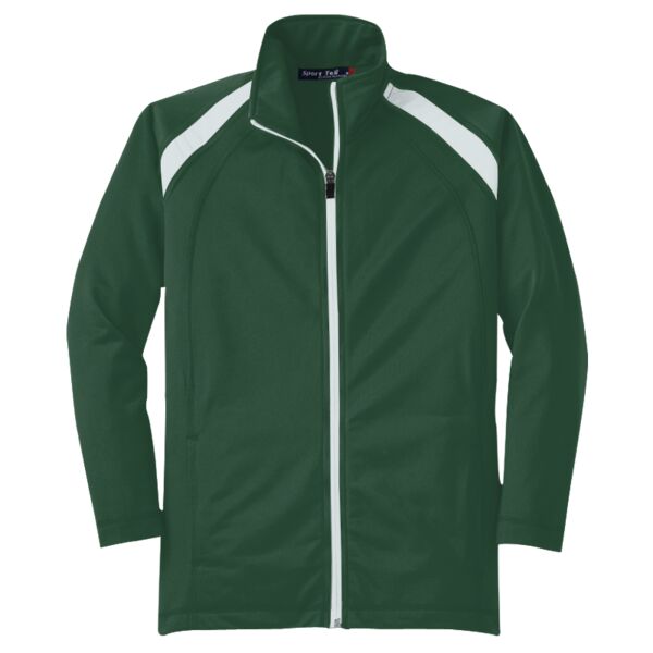 Sport Tek YST90 Youth Tricot Track Jacket Thumbnail