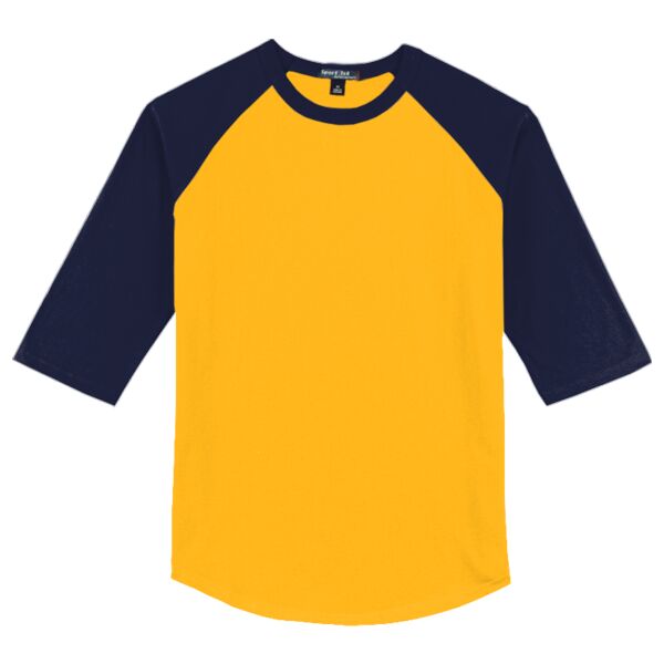 Sport Tek T200 Colorblock Raglan Jersey Thumbnail
