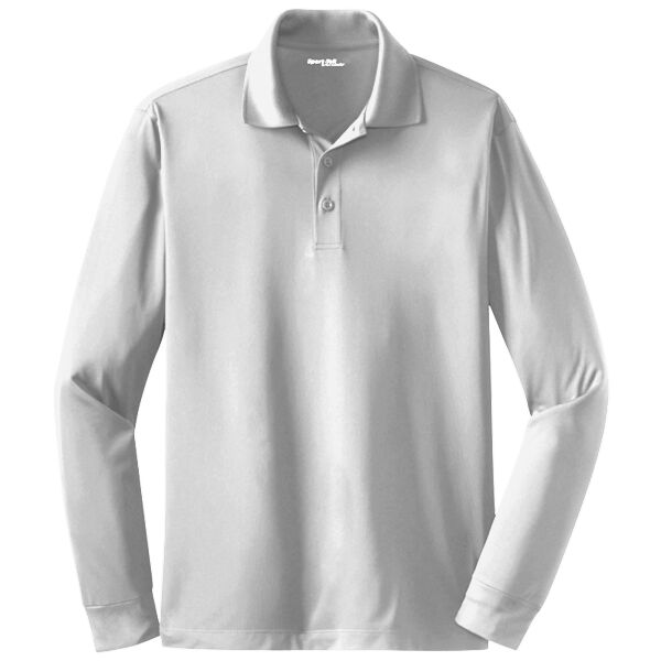 Sport Tek ST657 Long Sleeve Micropique Sport Wick ® Polo Thumbnail