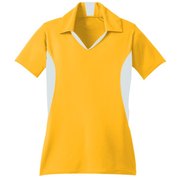 Sport Tek LST665 Ladies Side Blocked Micropique Sport Wick ® Polo Thumbnail