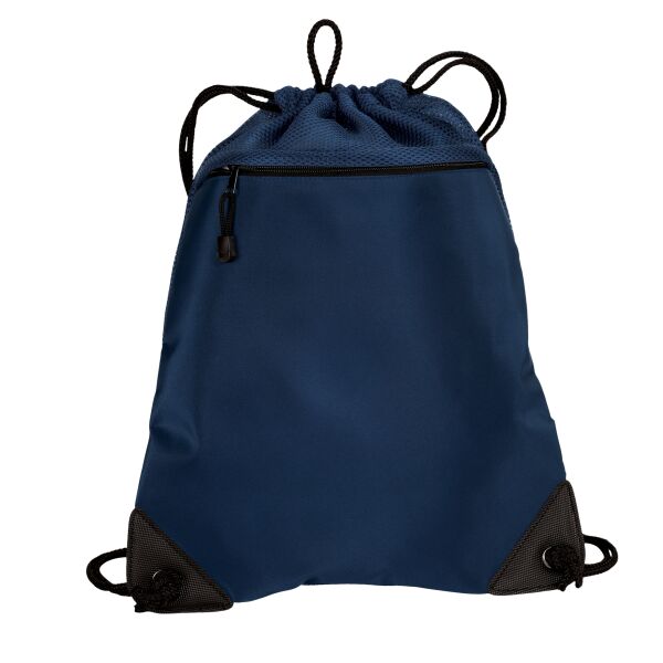 Port & Company BG810 Improved Cinch Pack with Mesh Trim Thumbnail