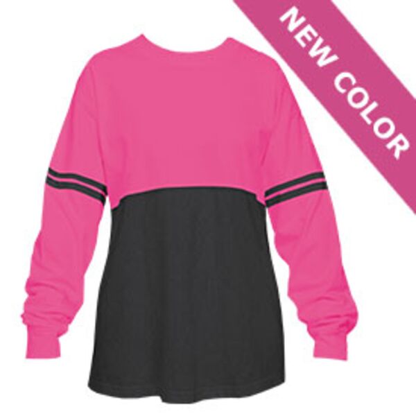 cg Adult Fuchsia/Charcoal Long Sleeve Jersey Thumbnail
