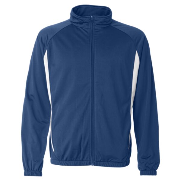 ams 4391 Youth Brushed Tricot Medalist Jacket Thumbnail