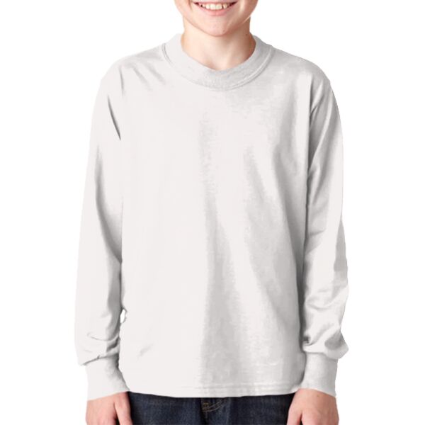 BethelS Jerzees 29BL Youth Long-Sleeve Heavyweight 50/50 Blend T-Shirt Thumbnail