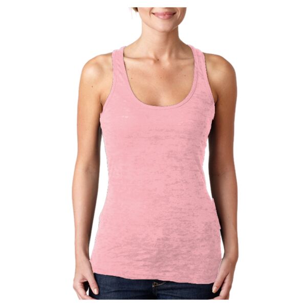 MacB Next Level N6533 Ladies’ Poly/Cotton Burnout Razor Tank Thumbnail