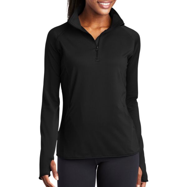 Rockhillvb Sport Tek Adult LST850 Ladies Sport Wick ® Stretch 1/2 Zip Pullover Thumbnail