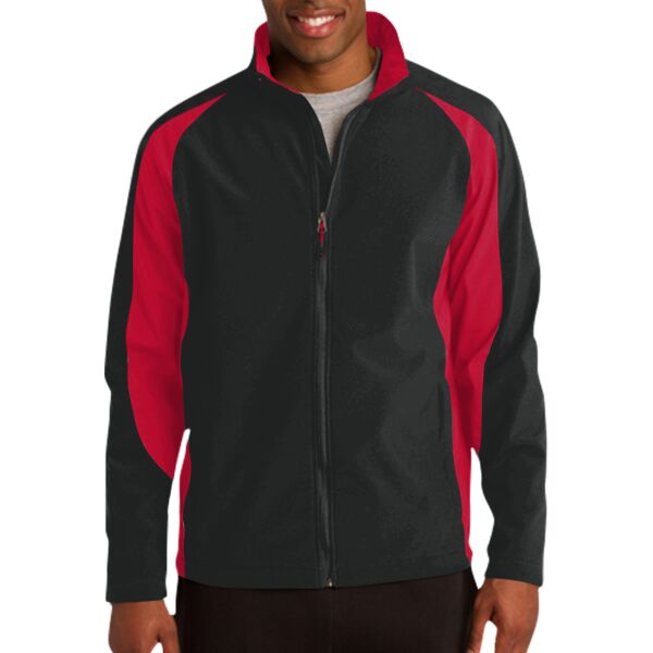 Sport Tek ST970 Colorblock Soft Shell Jacket Thumbnail