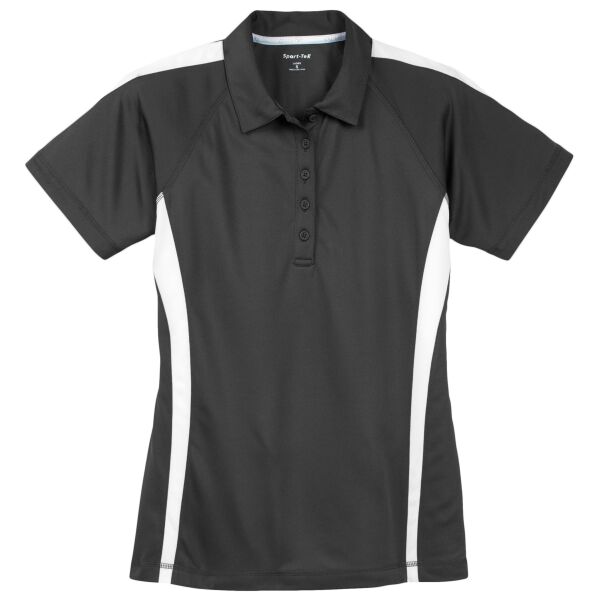 Rockhillsstaff Sport Tek LST685 Ladies PosiCharge Micro Mesh™ Colorblock Polo Thumbnail
