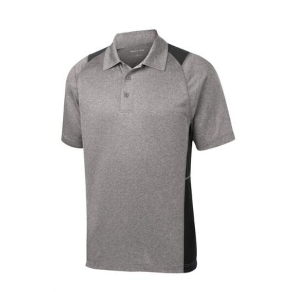 Rockhillsstaff Sport-Tek ST665 Heather Colorblock Contender Polo Thumbnail