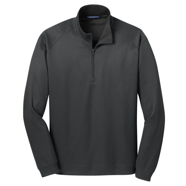 Port Authority K805 Vertical Texture 1/4 Zip Pullover Thumbnail