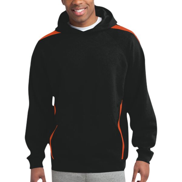 Sport Tek ST265 Sleeve Stripe Pullover Hooded Sweatshirt Thumbnail