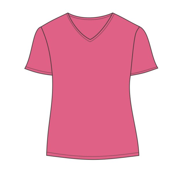 Sport Tek LST370 Ladies CamoHex V Neck Tee Thumbnail