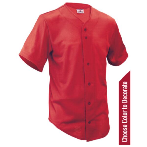 Teamwork 1853B Fence Buster Full Button Jersey Thumbnail