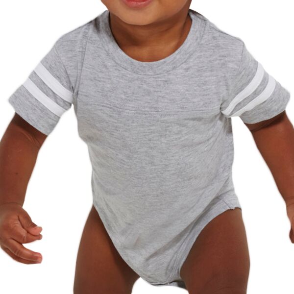 Rabbit Skins 4437 Infant Fine Jersey Football Bodysuit Thumbnail
