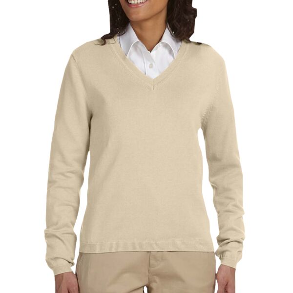 DevonJones D475W Ladies' V-Neck Sweater Thumbnail